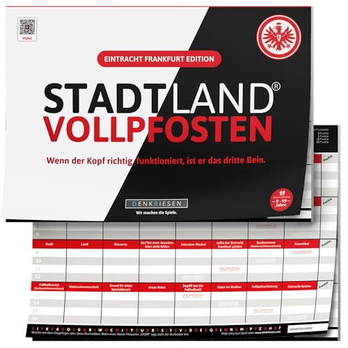 DENKRIESEN - Stadt Land VOLLPFOSTEN® – Eintracht Frankfurt Edition...