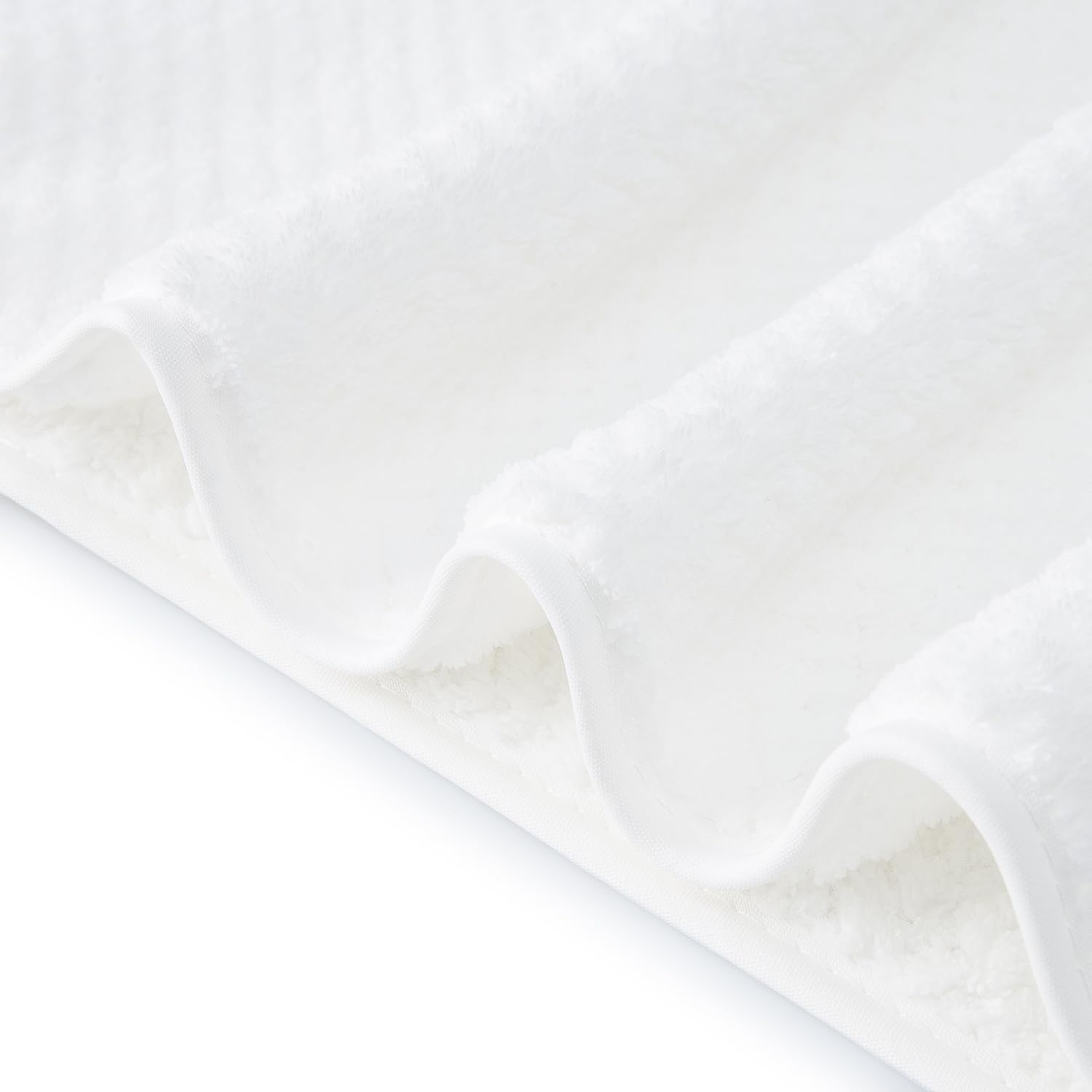 Bath Towel Set Pack of 2, 35 x 70 Inches Large Microfiber Bath Towels, Soft, Absorbent, and Quick Dry Towels for Bathroom, Pool, Beach, Swim, and Yoga, Large Bathroom Towels(2PCS White) - Image 5