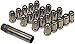 Dorman 711-255H Gunmetal Spline Drive Lock Set 1/2-20 Compatible with Select Models, 20 Pack