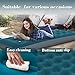 Outraveler Single Size Camping Air Mattress with Built in Foot Pump, Inflatable Bed Blow Up Mattress Sleeping Pad