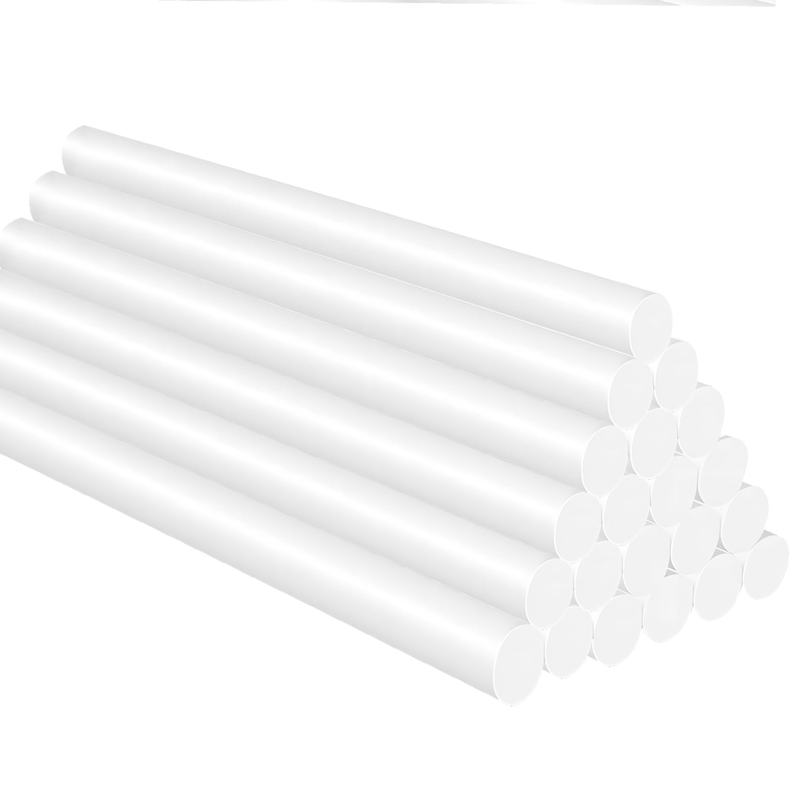 Hot Glue Sticks, Full Size, 10" Long x .43" Diameter, Clear, 18 Sticks, PALOKA