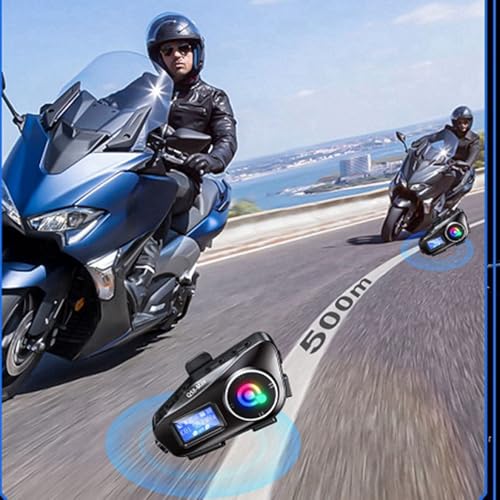 Intercomunicador Bluetooth Q58 MAX Casco Moto Evita Cortes de Audio IP65 Doble 2