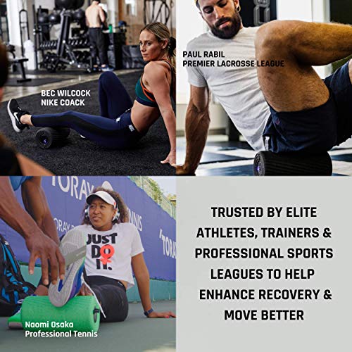 Hyperice Vyper 2.0 Rolo de ginástica vibratório de alta intensidade, Preto