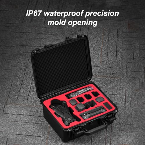 Estuche organizador rígido IP67 para UAV y accesorios miniatura 4