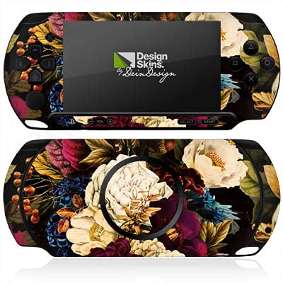 Sticker Sony PSP Street E1004 film autocollant vintage fleurs DeinDesign
