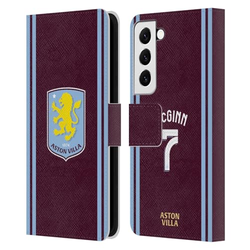 Coque Samsung S22 Aston Villa John McGinn étui portefeuille cuir