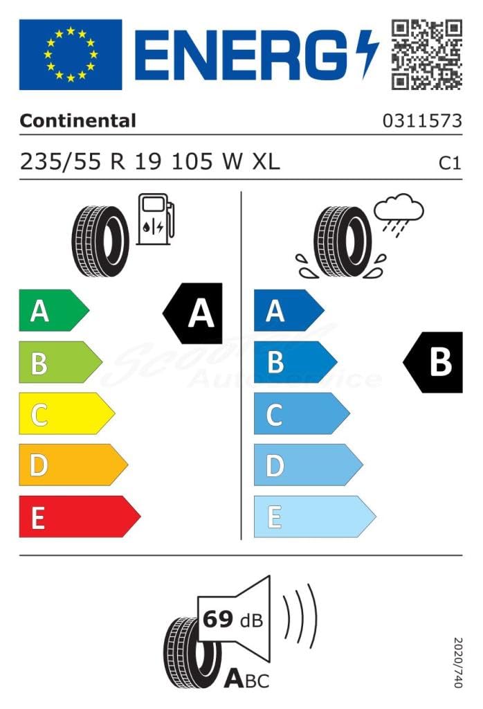 CONTINENTAL ECOCONTACT 6Q XL MO - 235/55R19 105 W - opony letnie - A/B/69 dB