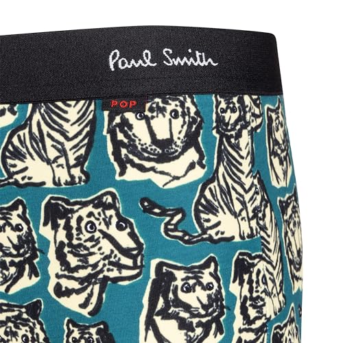 Paul Smith Men's Organic-Cotton Tiger Boxer Briefs3