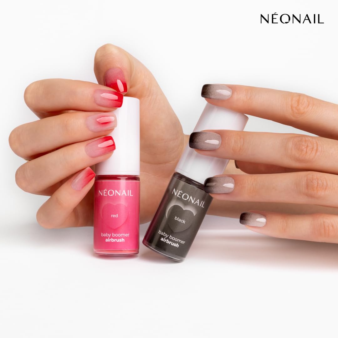 NÉONAIL Baby Boomer Airbrush 5g red - Pyłek do paznokci w spray'u - czerwony efekt ombre lub aura nails