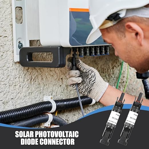 Telituny Connecteur De Diode/fusible Solaire PV étanche IP67 1000V - Pour Panneaux Photovoltaïques