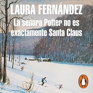 Diseño de la portada del título La se&ntilde;ora Potter no es exactamente Santa Claus