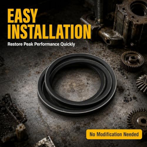 Image of 60005003 3L Tooth HB Heavy-Duty Drive Belt for Earthquake Trimmer, 10mm x 1160mm Replacement Belt, Anti-Slip, Quiet, Easy Install