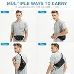 Oxpecker-Waist-Pack-Bag-with-Rain-Cover-Waterproof-Fanny-Pack-for-MenWomen-Workout-Traveling-Casual-Running-Hiking-Cycling-Hip-Bum-Bag-black