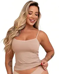 Regata Básica Segunda Pele Não Marca Blusa Feminina Lisa Camisete Casual Thais