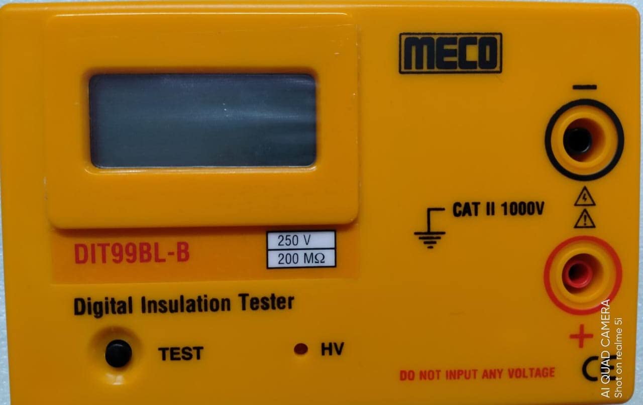 Meco - DIT 99B 250V-200MW Digital Insulation Tester With Calibration Certificate & One Years Warranty (B07VSNDTLG) Amazon Price History, Amazon Price Tracker