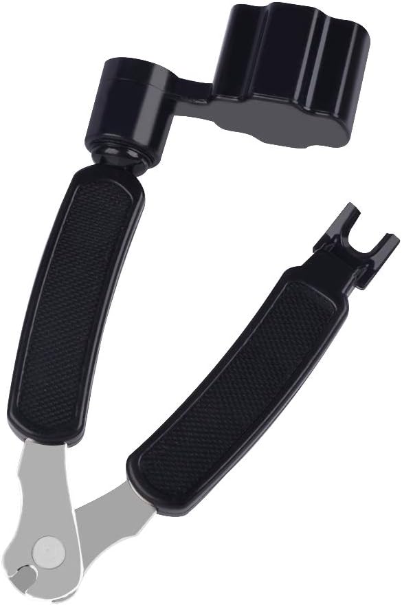 SHiZAK 3 in 1 Guitar String Winder String Cutter Pin Puller Multifunctional Guitar Maintenance Tool