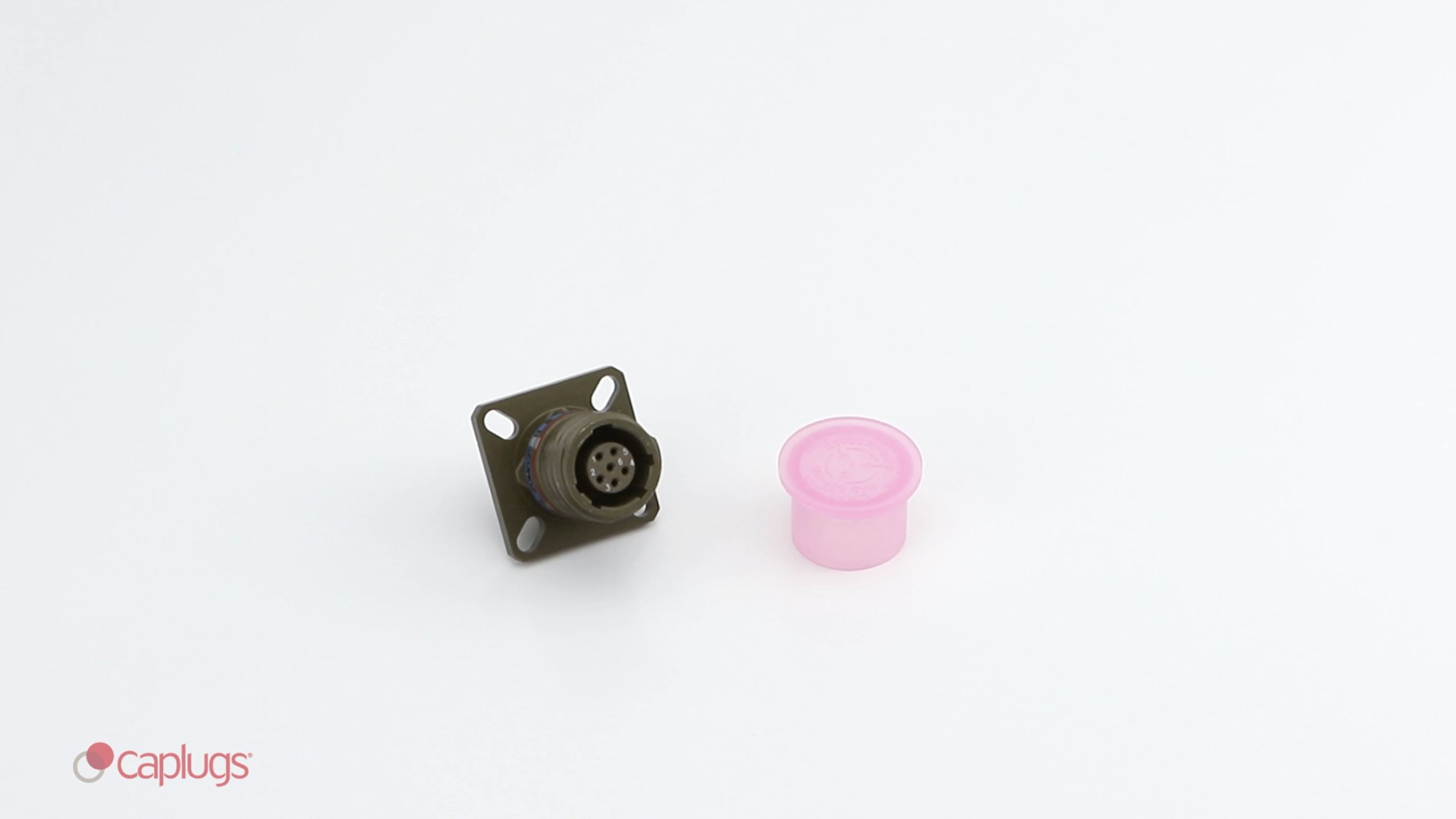 Image of Caplugs SEC-40 SEC Series - Static Dissipative Cap for Threaded Connectors, 40 Pack, Pink LD-PE, Nominal Thread Size 2-1 /2 inch, Positive ESD Protection, Electrical Connectors, Bayonet Type (99394517)