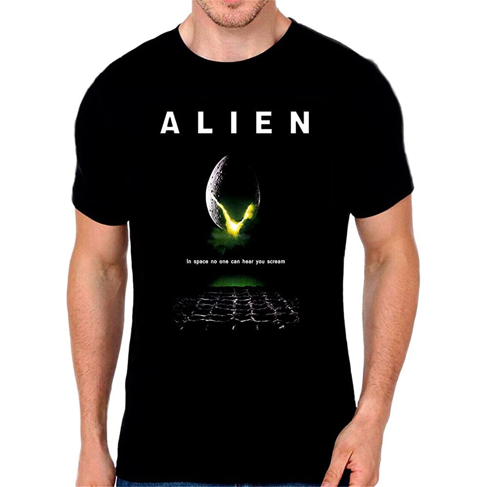 Alien 1979 Movie Poster T Shirt Black M