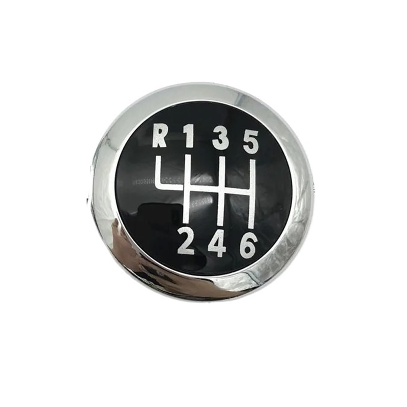 MKGKACVCPT Car Gear Lever Head for VW for Passat B6 2005-2011 5/6 Speed Manual Gear Shift Knob Lever Stick Emblem Cap Cover Car Accessories(6 Speed)