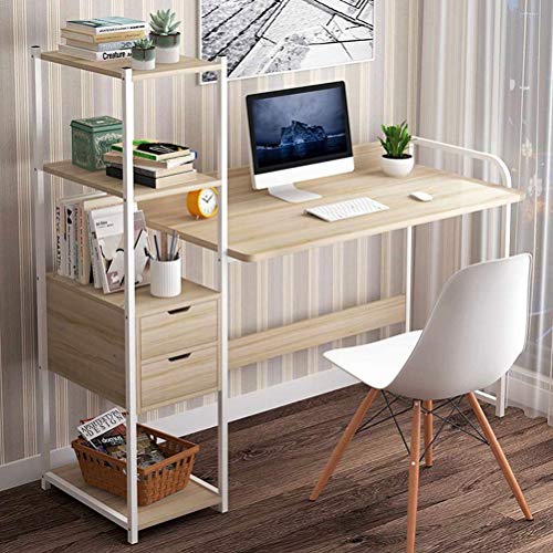 Bandeja de escritorio de gran tamaño para la cama de la oficina, soporte para computadora portátil, mesita de noche, mesa de estudio con organizador de almacenamiento, mesa de juego para computadora