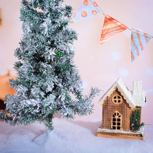 ASOPFYUM Schneedecke Deko, Weihnachten Kunstschnee (80x300cm), Rolle Für Watte Deko Weihnachten, Weiß Kunstschnee Matte, Schneedecke Weihnachtsdorf, Weihnachtsschnee Für Party Deko