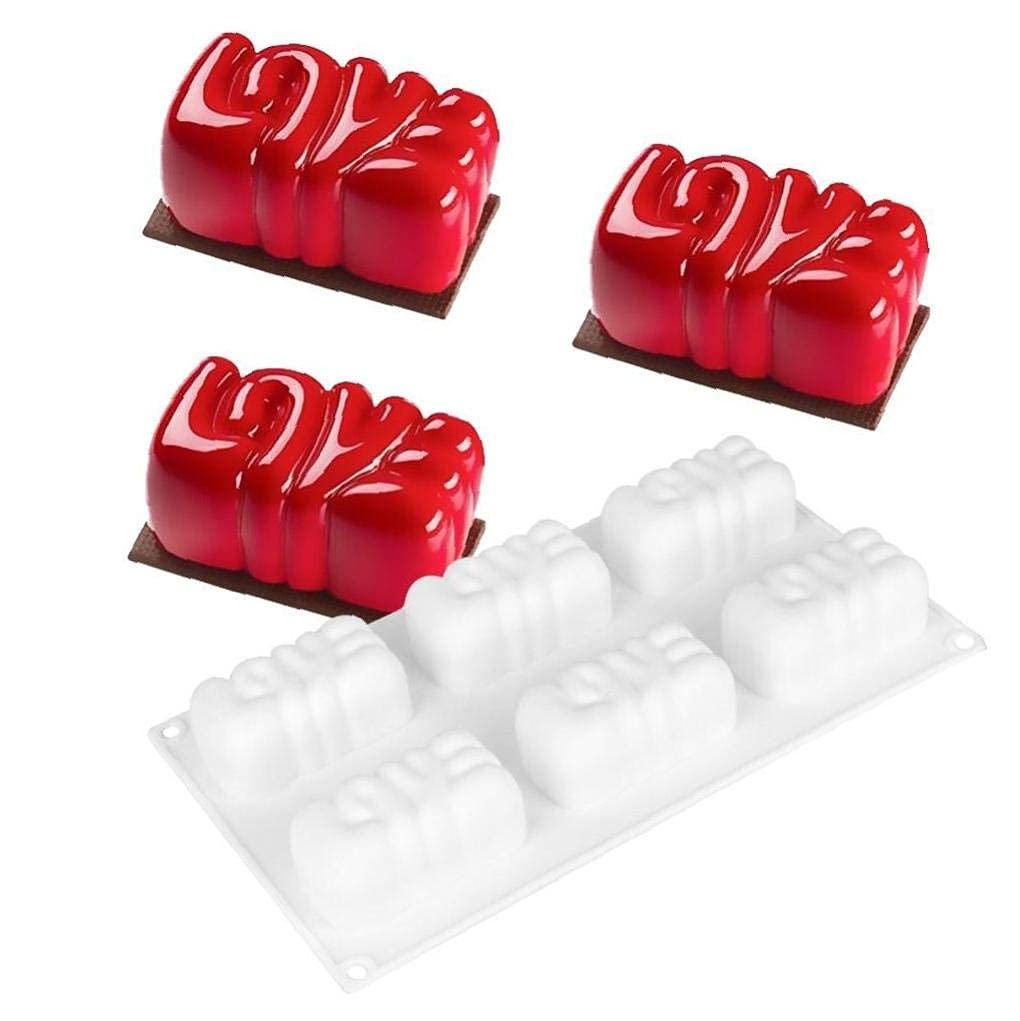 Silicone Love Letter Cake Mold Cake Decorating Bakeware Baking Tools Mousse Cake Dessert Moulds
