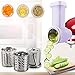 KitchenAid, set di accessori tritatutto in acciaio inossidabile per sbattitori su base KitchenAid, grattugia a rulli per KitchenAid