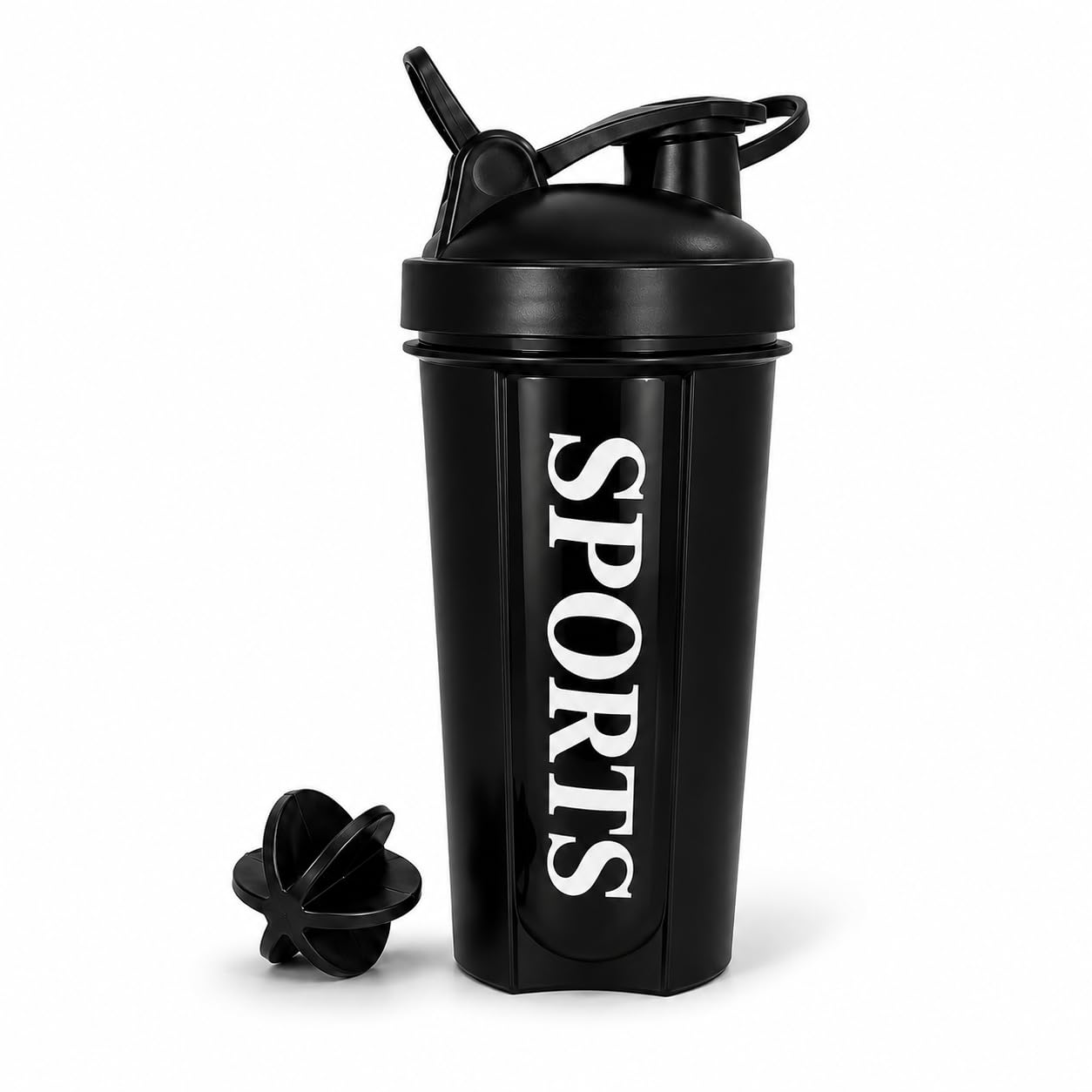700ml Protein Shaker Bottle with Mixing Whisk Ball | BPA-Free Leakproof Gym Shaker Cup with Easy Flip Lid | Supplement Mixer for Protein Shakes, Pre Workout, BCAA, Water-image-44
