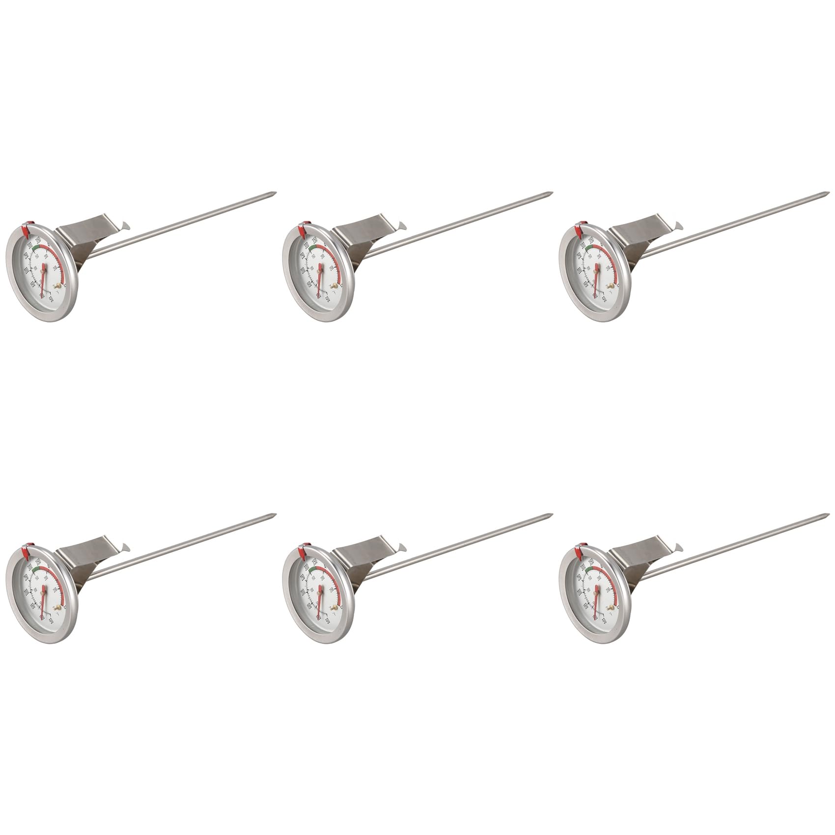 Hndhbfgrt Handy 8 Inch Probe Deep Fry Meat Turkey Thermometer with 2 Inch Stainless Steel (6 Piece) Vacuun Filter