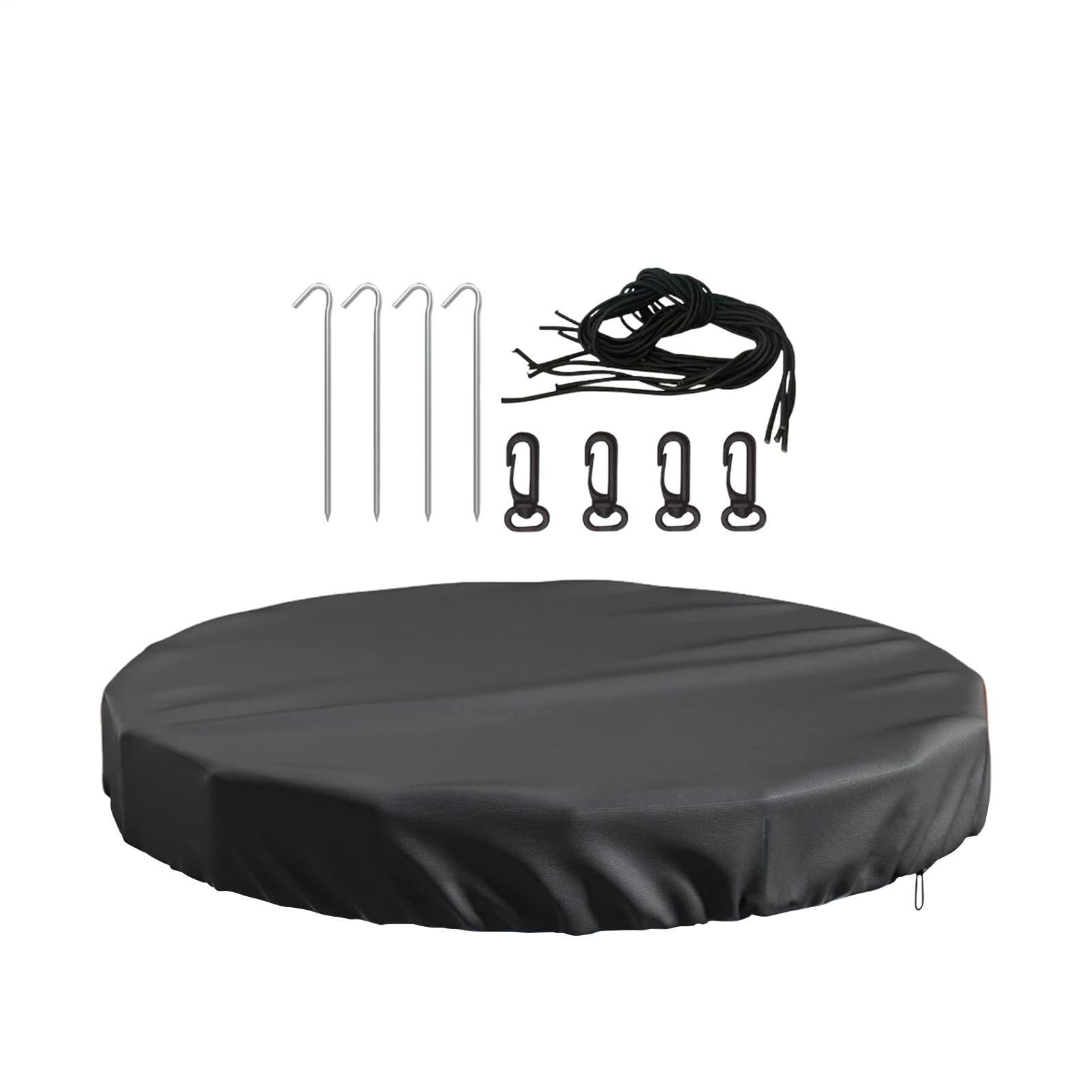Copertura per foglie da piscina, impermeabile, resistente ai raggi UV, pieghevole, antipolvere