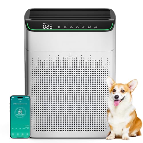 MERONTE Air Purifier for Home Large Room up to 1690 ft², HEPA...