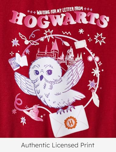 Harry Potter Dress Girls Clothes Gryffindor Hedwig Owl Print Short Sleeves Sun Dress Summer Casual for Teen Girls Size 5-12Y3