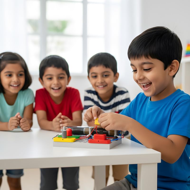 Image of Blix E-Circuits Light, STEM Robotics Toy with 18 Components for Kids Aged 8+. Educational Robotic to Teach How Light-Based Circuits Work
