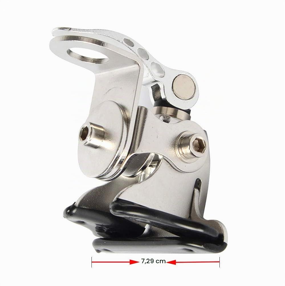 HYS Support pour antenne de Voiture en Acier Inoxydable avec Clip de Fixation pour Coffre à hayon Angle réglable avec connecteur SO239 vers PL-259, 4,4 m de câble coaxial RG-58