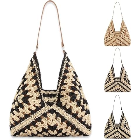 Ruilinyang Hand Woven Summer Straw Bag Cover