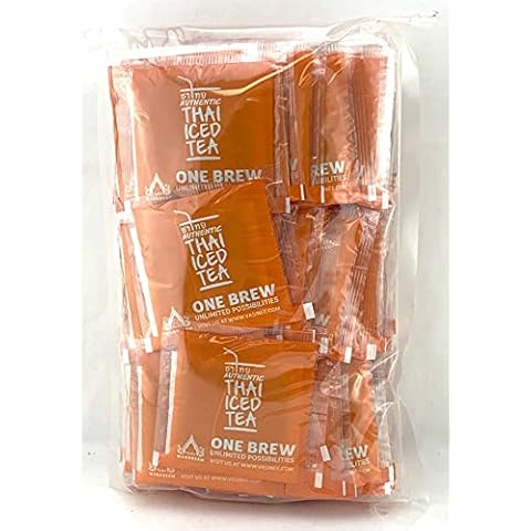Authentic Thai Iced Tea Flavored Black Tea (Pack of 1 (70 bags)) Cover