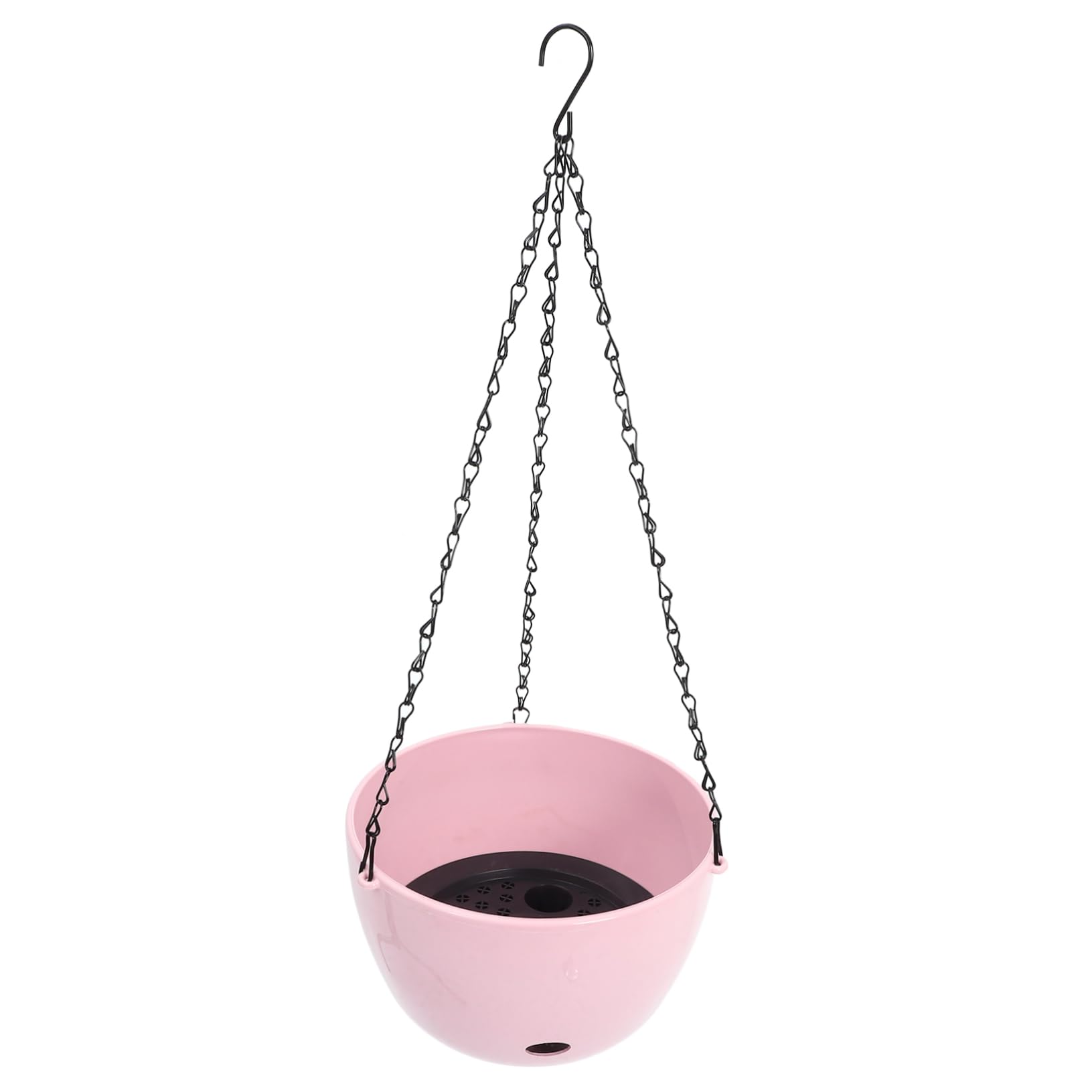 Levemolo Hanging Pot Automatic Watering Planter Hanging Nursery Basket Hanging Planters with Holes Plant Holder for The Wall Hanging Basket Hanging Orchid Basket Fence Pp