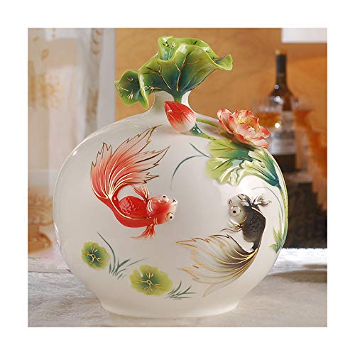 Vase en céramique stable grand modèle chinois pour éviter chutes