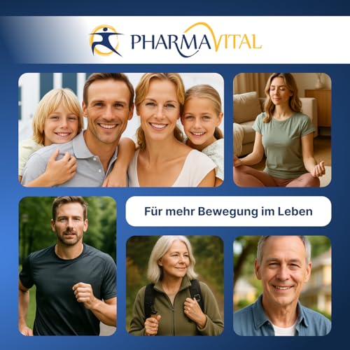 PharmaVital Alpha Peptide Collagen Trinkampullen (50 Stück) – 10.000mg Kollagenhydrolysat SOLUGEL(R), Vitamin C Selen Hagebutte, Premium, mit bioaktiven Peptiden für Knochen Gelenke Haut