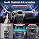 Autoradio für OPEL Zafira Corsa Vivaro Vectra Antara Sigum Combo Astra Meriva Kompatibel Carplay Android Auto, 7 Zoll Touchscreen mit Radio Bluetooth/FM/AM/USB/DSP/RDS/Mirror Link - Schwarz