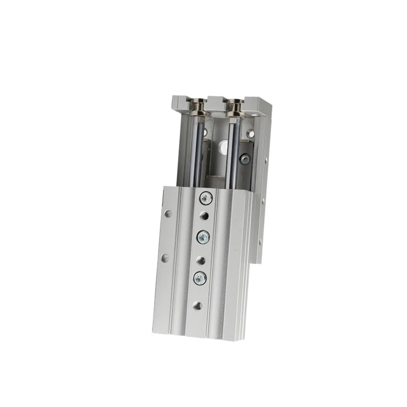 Cilindro neumático de guiado lineal serie MXS20 con riel deslizante compacto