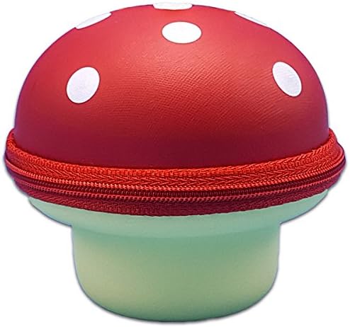 Witty Novelty Mushroom Coin Bag - Red