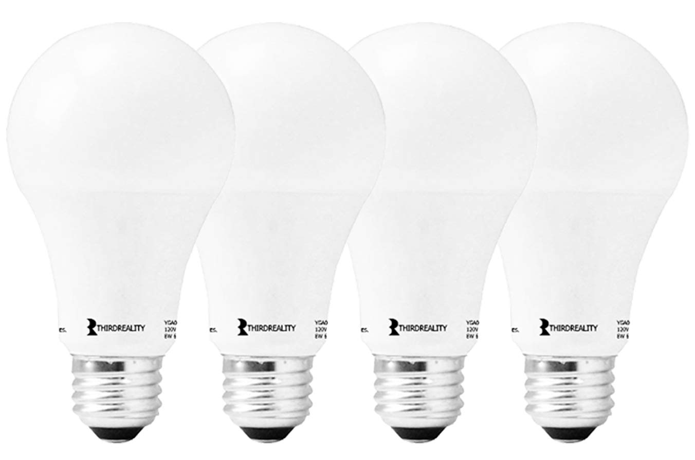 THIRDREALITY RealityLight - A19 Smart Light Bulb, Hub Required, No Wiring Required. Compatible with Alexa, Google Assistant