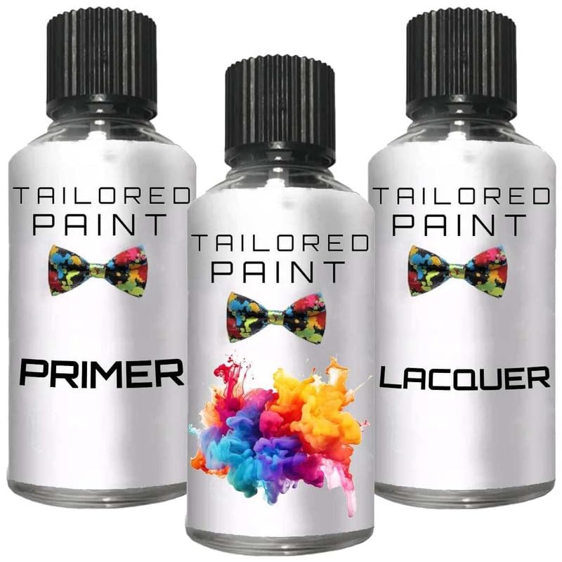 Tailored Paint Touch Up Paint Bottle Stone Chip Scratch Repair For Ferrari Etx - Grigio Sucro Metallic (Touch Up Paint, Lacquer + Primer)