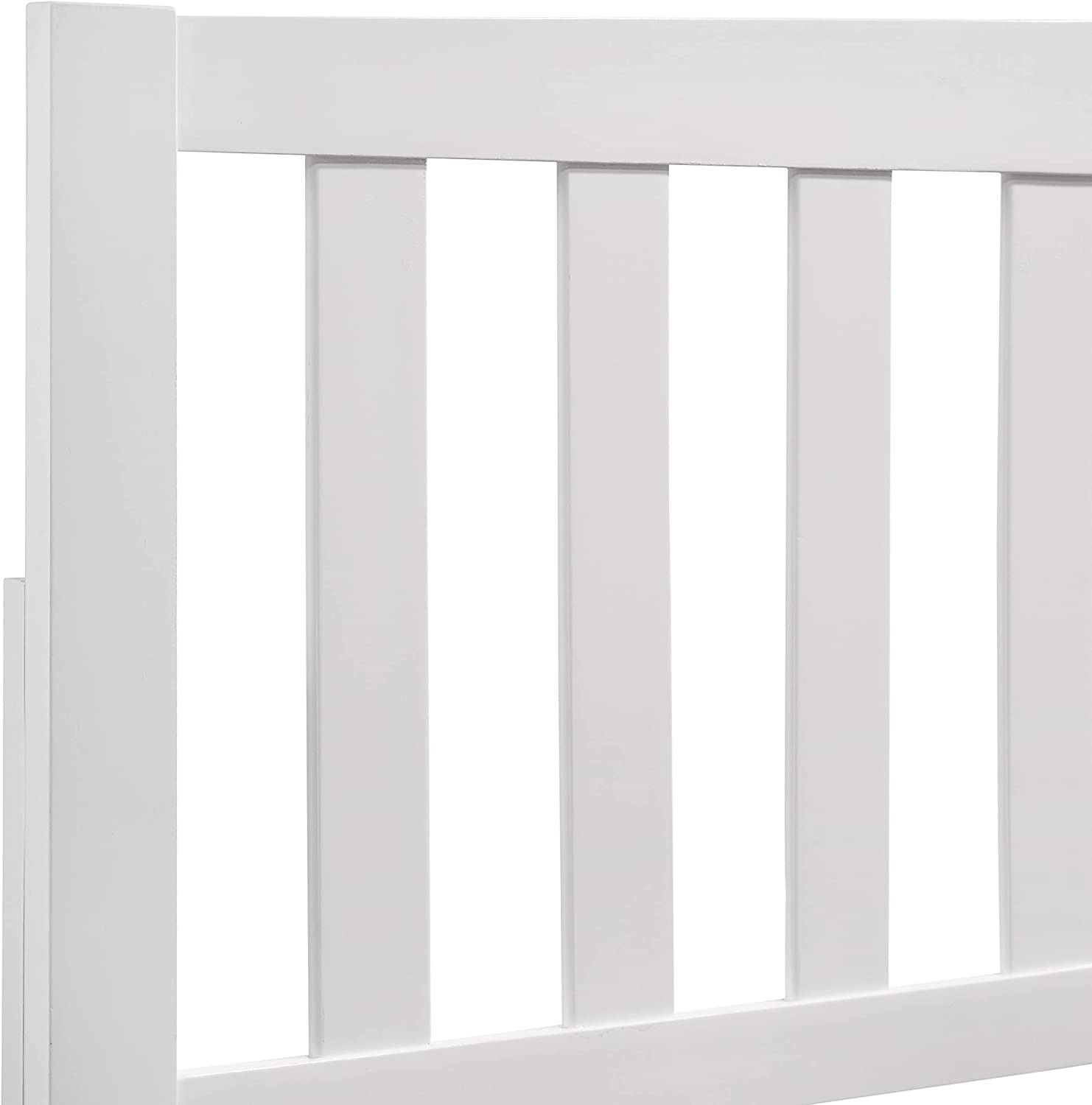 New Classic Furniture Leo Solid Wood Full Size All-in-One Platform Bed, White Incomplete 