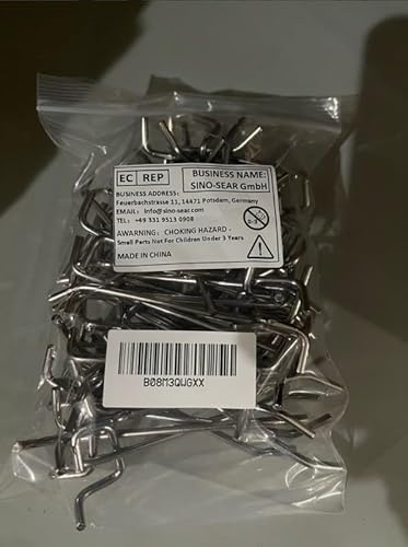 Jubaopen 40pcs Ganci Singoli per Pannelli Forati