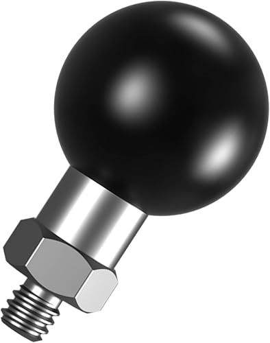 BRCOVAN Adaptador de bola de 1 pulgada con poste roscado de 14 a 20 para cámara de acción y videocámara compatible con soportes RAM de tamaño B BRCOVAN Adaptador de bola de 1 pulgada con poste roscado de 14 a 20 para cámara de acción y videocámara compatible con soportes RAM de tamaño B