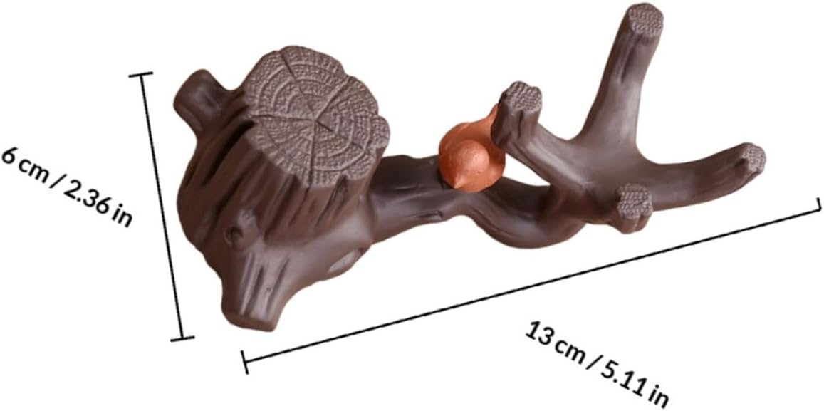 Abaodam Purple Clay Magpie Tea PET Table Ornament for Tea Lovers image 2