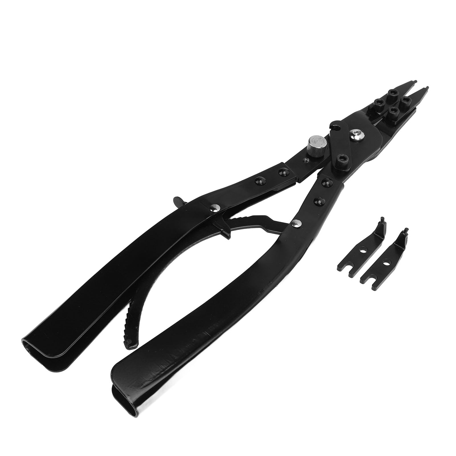 Set di Pinze per Anelli Elastici da 16 Pollici con Punte da 180° e 90° per la Riparazione di Veicoli - Strumento Versatile la Rimozione degli Anelli Elastici