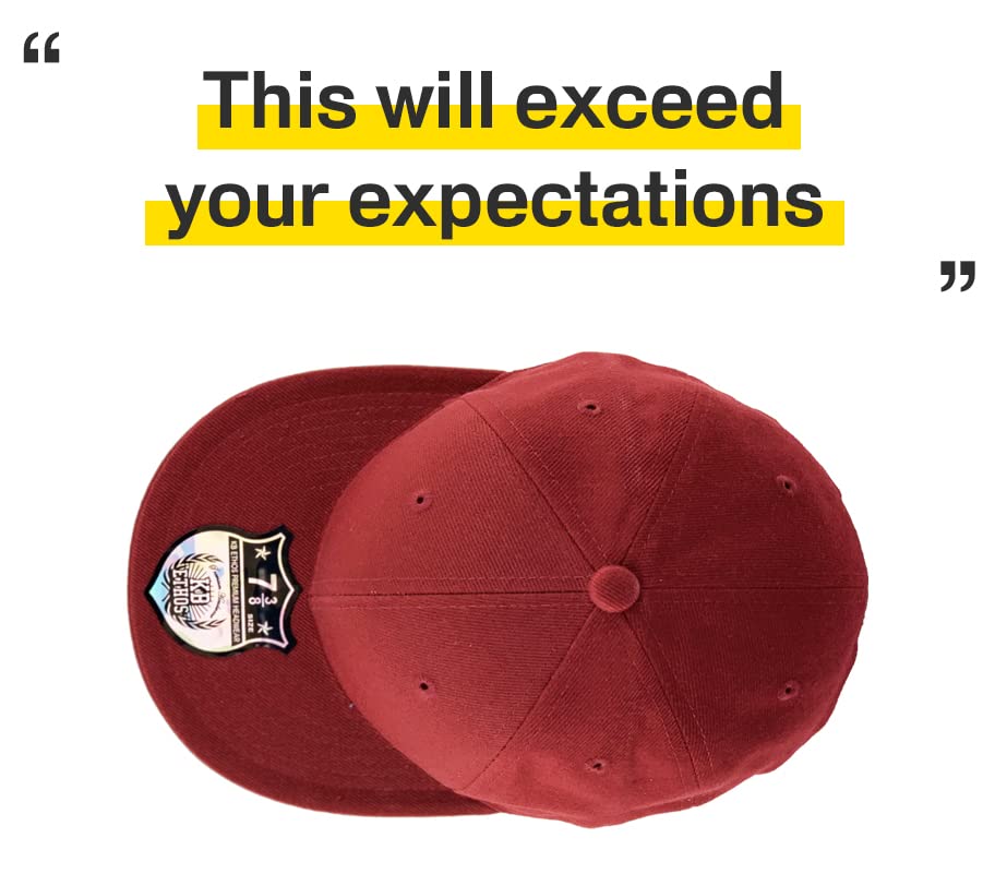Image of KBETHOS Original 6 Panel Flat Brim True-Fit Fitted Cap